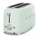Vintage broodrooster Smeg TSF02PGEU 2 lange sleuven 1500 W 6 bruiningsstanden Watergroen