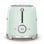 Smeg TSF01PGEU Tostadora 2 Rebanadas 950W Verde