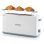 Tostadora Orbegozo TO 4014 2 Ranuras 850W 7 Niveaux Bandeja Recogemigas Blanc