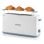 Tostadora Orbegozo TO 4014 2 Ranuras 850W 7 Niveaux Bandeja Recogemigas Blanc