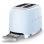 Tostapane vintage Smeg TSF01PBEU 2 fessure 950 W 6 livelli Riscaldamento Scongelamento Blu