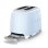 Tostapane vintage Smeg TSF01PBEU 2 fessure 950 W 6 livelli Riscaldamento Scongelamento Blu
