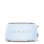 Vintage broodrooster Smeg TSF02PBEU 4 sneetjes, 2 lange sleuven, 1500 W, 6 bruiningsstanden, blauw