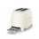 Smeg TSF01CREU Tostadora 2 Rebanadas 950W Crema