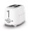 Torradeira vintage Smeg TSF01WHEU 2 ranhuras 950 W 6 niveis reaquecimento descongelacao branca