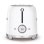Torradeira vintage Smeg TSF01WHEU 2 ranhuras 950 W 6 niveis reaquecimento descongelacao branca