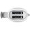 Torradeira vintage Smeg TSF01WHEU 2 ranhuras 950 W 6 niveis reaquecimento descongelacao branca