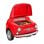 Smeg SMEG500R Frigorífico Una Puerta Vintage F Rojo