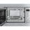 Smeg FMI017X Microondas Integrable con Grill 19L 800W Inox
