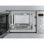 Smeg FMI017X Microonde Integrabile con Grill 19L 800W Inox