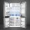 Smeg FQ75XPED Frigorífico Americano 4 Puertas A+ Inox