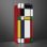 Smeg FAB28RDMC3 Frigorífico Una Puerta G Mondrian