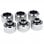 AlphaCool 17378 Pack 6 Racores Cromados 16mm