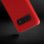 Avizar Funda de Silicona Semirrígida Mate Suave Roja para Samsung Galaxy S10