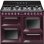 Smeg Victoria TR4110RW1 Cocina de Gas 7 Zonas + 2 Hornos Burdeos