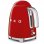 Smeg KLF03RDEU Hervidor de Agua 1.7L 2400W Rojo