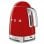 Smeg KLF04RDEU Hervidor de Agua 1.7L 2400W Rojo