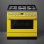Smeg Portofino CPF9GPYW Cocina de Gas 6 Zonas + Horno Pirolítico Amarilla