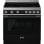 Smeg Portofino CPF9IPBL Cocina de Inducción 5 Zonas + Horno Pirolítico Negro