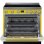 Smeg Portofino CPF9IPYW Cocina de Inducción 5 Zonas + Horno Pirolítico Amarilla