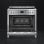 Smeg A19 Cocina de Gas 6 Zonas + Horno Multifunción Inox