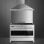 Smeg A381 Cocina de Gas 6 Zonas + 2 Hornos + Plancha Inox