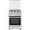 Vitrokitchen CB60BN Fogão a Gás Natural 4 Zonas + Forno Branco