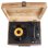 Tocadiscos Prixton VC400 6W Bluetooth RCA USB Tracción Correa Vinilo Madera