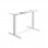 Digitus DA-90388 Bastidor de Mesa Eléctrico con Ajuste de Altura 62-128 cm Blanca