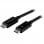 StarTech.com TBLT34MM50CM Thunderbolt-Kabel 0,5 m 40 Gbit/s Schwarz