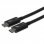 Startech Cable Thunderbolt 3 USB-C 40 Gbps 0.8m Negro