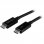 StarTech.com TBLT3MM1M Thunderbolt-Kabel 20 Gbit/s Schwarz