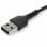 StarTech.com Cavo di Ricarica USB-A a USB-C da 1m - Resistente cavetto USB-C di Ricarica Veloce e Sync da USB 2.0 a USB Type C 3A - Rivestimento in TPE e Fibra Aramidica M/M Nero - Samsung S10, Ipad Pro, Pixel