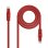 Nanocable Cable de Red RJ45 LSZH Cat.6A UTP AWG24 1m Color Rojo