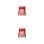 Nanocable Cable de Red RJ45 LSZH Cat.6A UTP AWG24 1m Color Rojo