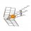 Televes Antena DAT BOSS UHF 45dBi