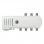 Televes Amplificador Antena TV 6 Salidas 16dB Blanco
