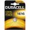 Duracell Pila de Litio CR1616 3V