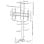 Equip 650606 Soporte Pantalla de Suelo Motorizado 37"-65" con Mando Distancia hasta 50kgs