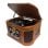 Tocadiscos Sunstech PXRC52CD 5W RMS Bluetooth Trazione Diretta CD Cassette MP3 Legno