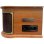 Tocadiscos Sunstech PXRC52CD 5W RMS Bluetooth Tracción Directa CD Cassette Radio Madera