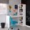 Habitdesign Duplo Mesa de Escritório com Estante Branca Artik