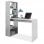 Habitdesign Duplo Mesa de Escritório com Estante Branca Artik