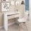 Habitdesign Bureau Mesa de Escritorio Extensible Blanco/Roble