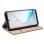 Étui à rabat beige uni cool pour Samsung Galaxy Note 10 Plus