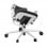 Actiu Efit 10 Silla de Oficina Respaldo Alto Negra/Blanca