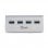 Quick Media Hub 4x USB 3.0 Plata