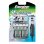 Energizer 1hr Charger Cargador + 4 Pilas Recargables AA 2500mAh