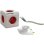 Steckdosenleiste PowerCube Extended 5 Steckplätze 3 m Befestigung Rot