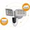 Imou Floodlight Cam Cámara de Seguridad Exterior 1080P con Reflectores